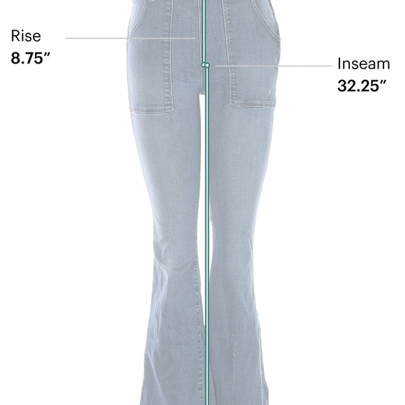 Frame Denim Classic Indigo Flare  Leg Jeans - Picture 3 of 3